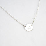 Ketting letter rondje - ketting - Zilver & Zoet