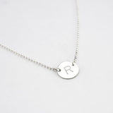 Ketting letter rondje - ketting - Zilver & Zoet
