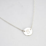 Ketting letter rondje - ketting - Zilver & Zoet
