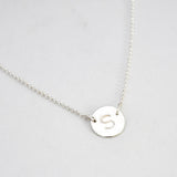 Ketting letter rondje - ketting - Zilver & Zoet