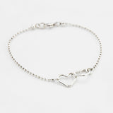 Armband twee hartjes