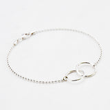 Armband twee cirkels