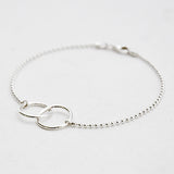 Armband twee cirkels