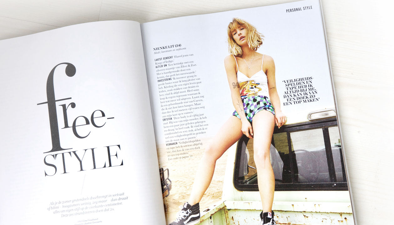 Gespot in Elle Magazine