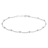 Enkelbandje balletjes 3 mm
