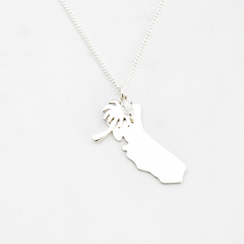 Ketting California Palm zirkonia 