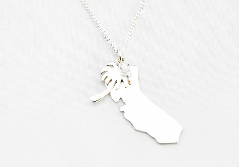 Ketting California Palm zirkonia 