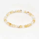 Armband citrien 4 mm