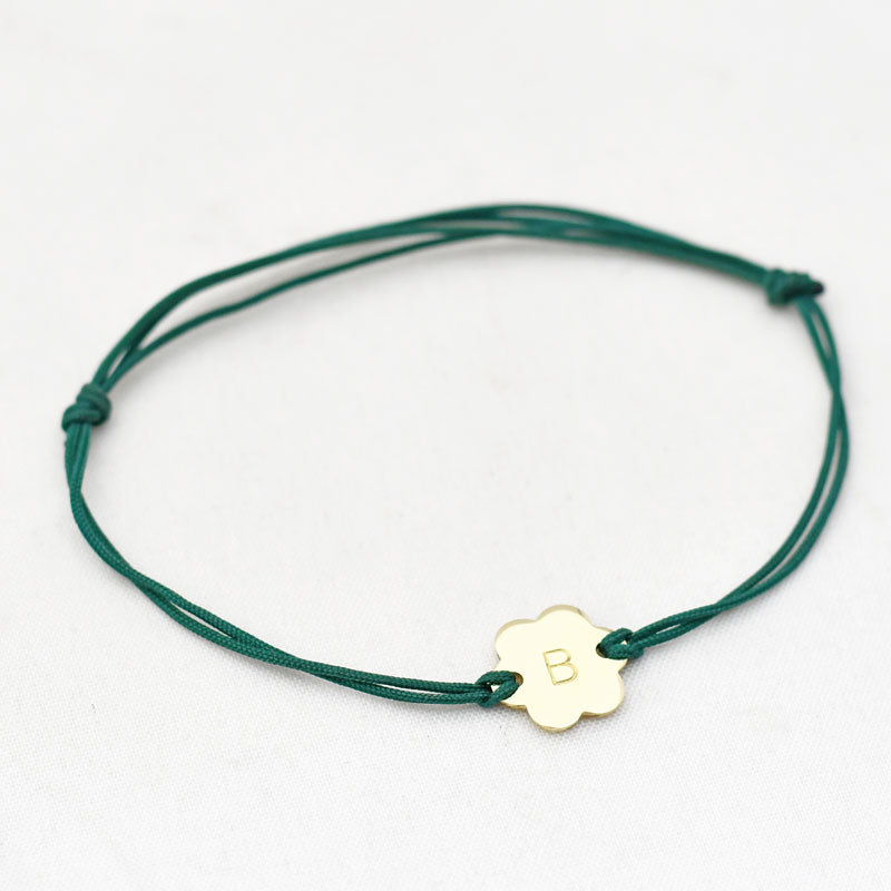 Armband bloem letter nylon