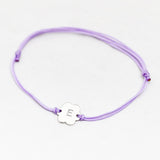 Armband bloem letter nylon