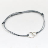 Armband twee cirkel nylon