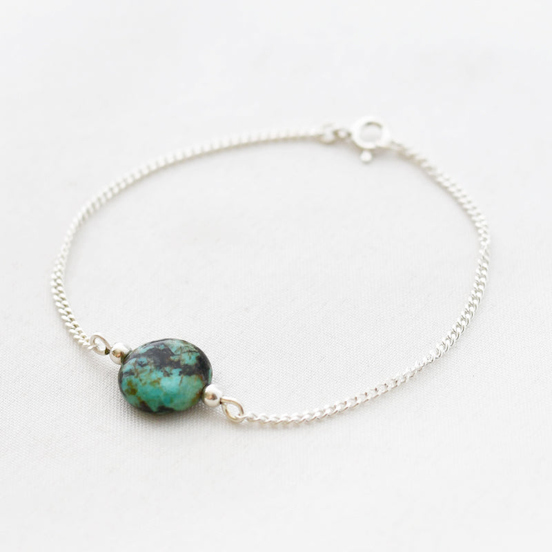 Armband edelsteen zilver
