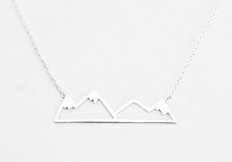 zilveren ketting gebergte