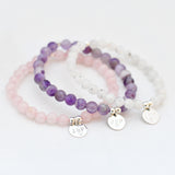 Armband maansteen 6 mm