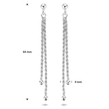 Oorbellen schakel bal