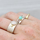 Ring edelsteen bolletjes