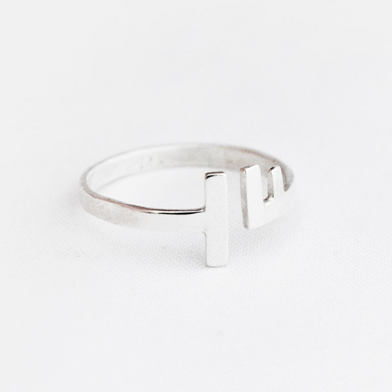 RING LETTER T F