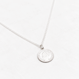 Ketting zilveren kwartje