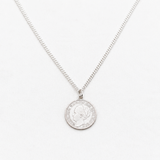Ketting zilveren kwartje