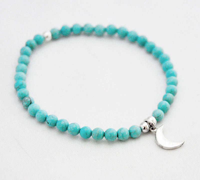 Armband turquoise 4 mm