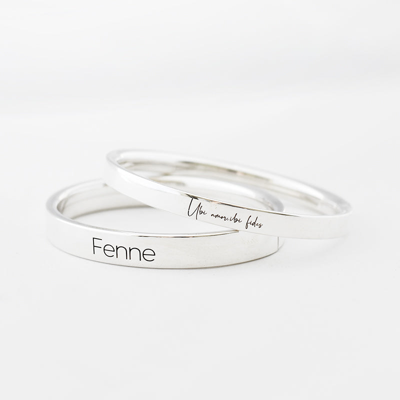 Bangle armband vlak
