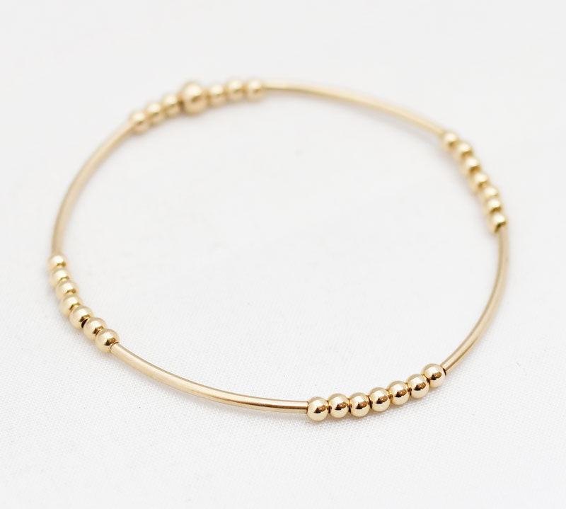 Armband kralen buis 3 mm rond