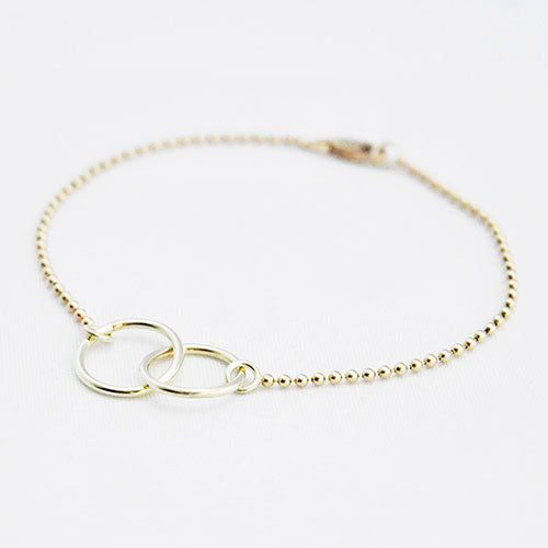 Armband twee cirkels