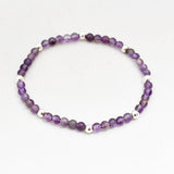 Armband amethist 4 mm