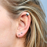 Ear cuff gehamerd