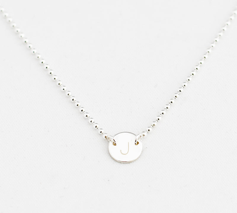 Ketting letter rondje mini