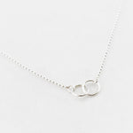 ketting twee cirkels 10 mm gelijk bolletjes