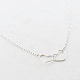 Ketting twee hartjes