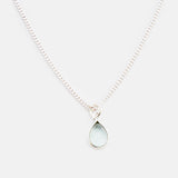 Ketting druppel edelsteen