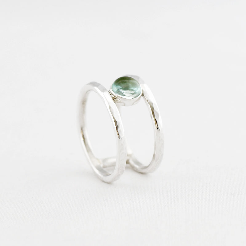 Ring edelsteen dubbel