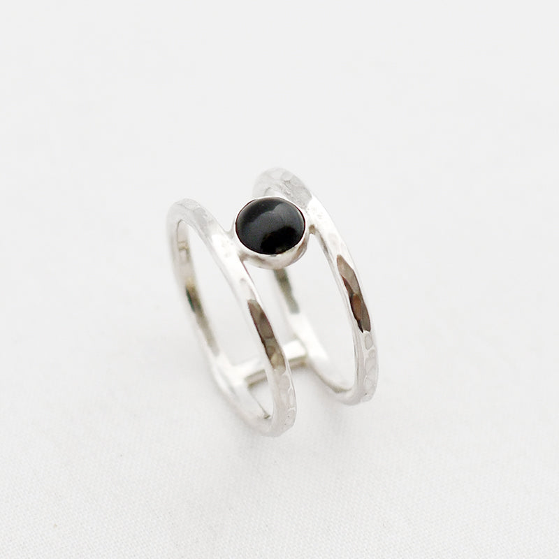 Ring edelsteen dubbel