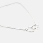 ketting twee cirkels 13 mm gelijk bolletjes