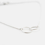 ketting twee cirkels 13 mm gelijk bolletjes