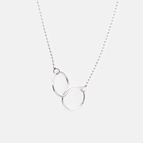 ketting twee cirkels 13 mm gelijk bolletjes