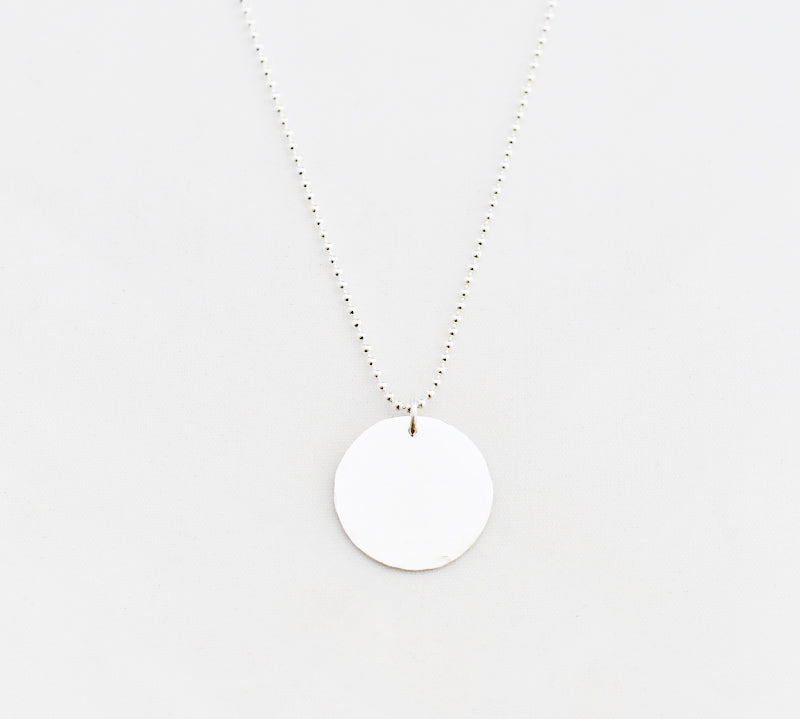 Ketting munt gehamerd