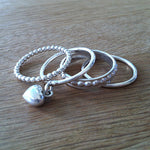 Ring stip breed - Ringen - Zilver & Zoet